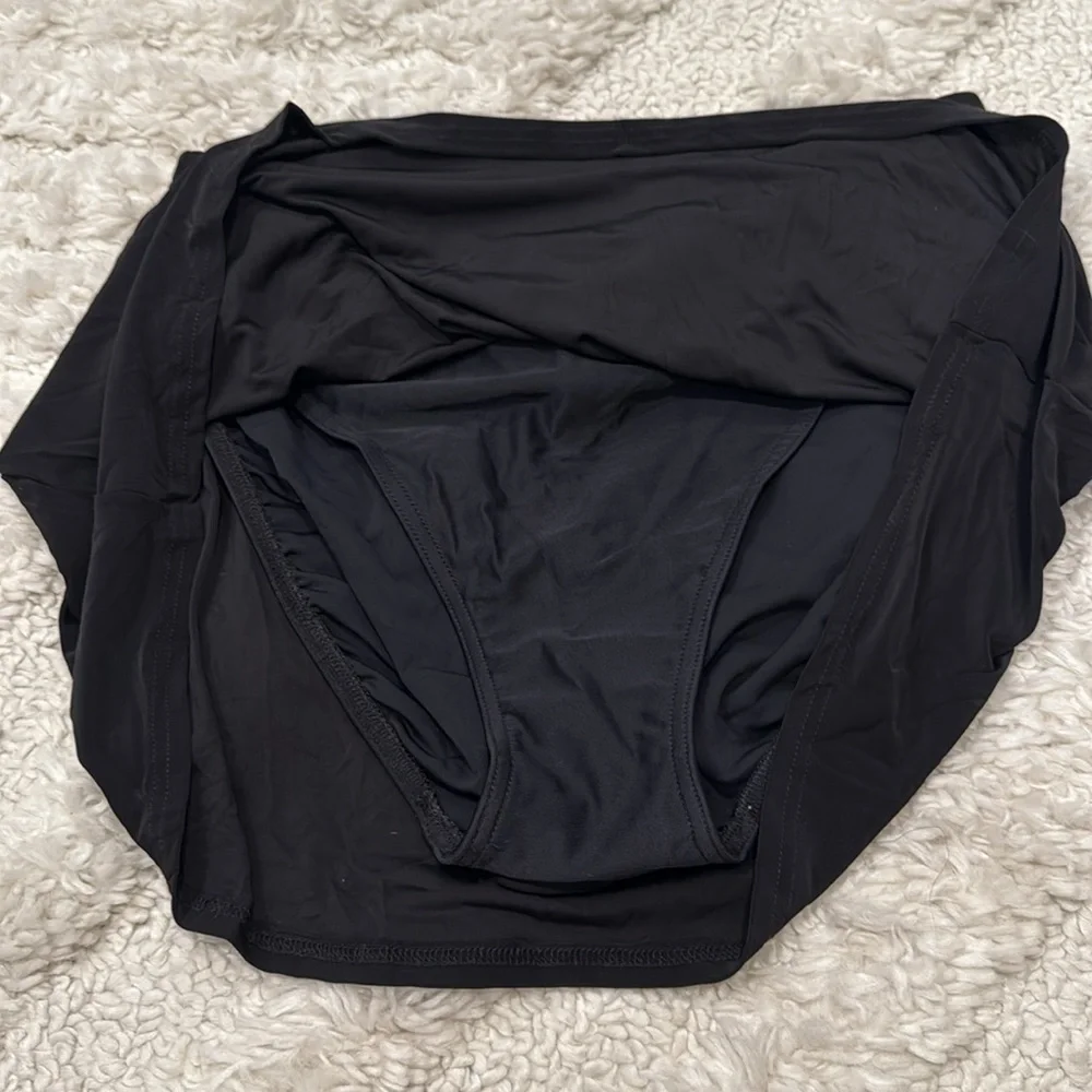 St. John’s Bay - Black bikini skirt/bottom - Size 12